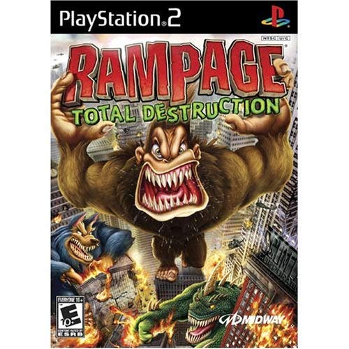 Rampage Total Destruction-PlayStation 2 (Yenilendi)