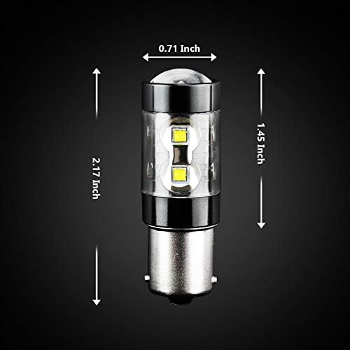 JDM ASTAR Son Derece Parlak Max 50 W Yüksek Güç 1156 7506 LED Ampuller Back Up Ters ışıklar, Xenon beyaz