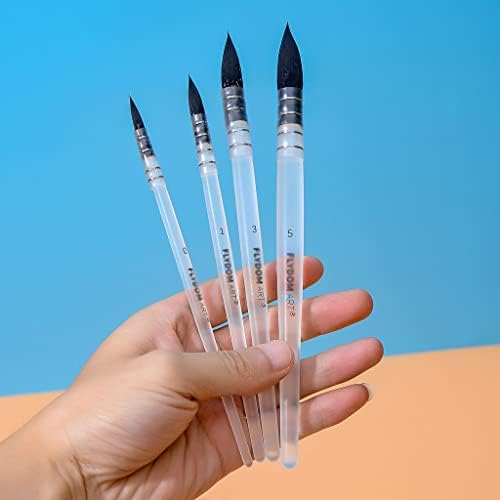 SXNBH Profesyonel suluboya fırçası es Seti Sanatçı Fırçaları suluboya fırçası paspas seti Akrilik Guaj Boyama Sanat Malzemeleri