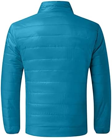 Erkek Ceket, artı Boyutu Uzun Kollu Palto Erkekler Trend Aktif Kış Yüksek Boyun Zip Up Ceketler Fit Katı Color4