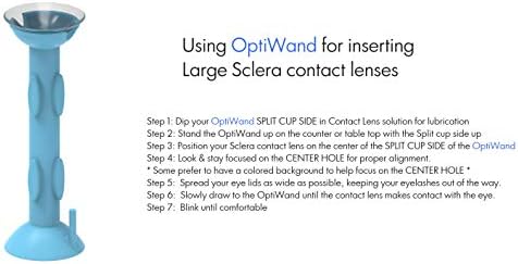OptiWand Yumuşak Kontakt Lens Takma ve Çıkarma Aleti. Yumuşak Lensi Sıkıştırmaya Yardımcı Olacaktır. Bu, Lensi yumuşak bir