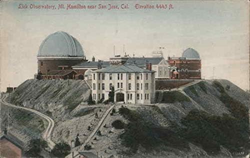 Lick Gözlemevi, Mt. San Jose yakınlarındaki Hamilton, Kaliforniya. Yükseklik 4443 ft. CA Orijinal Antika Kartpostal