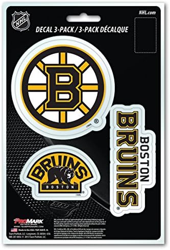 NHL-Boston Bruins 3 Parça Çıkartma Seti