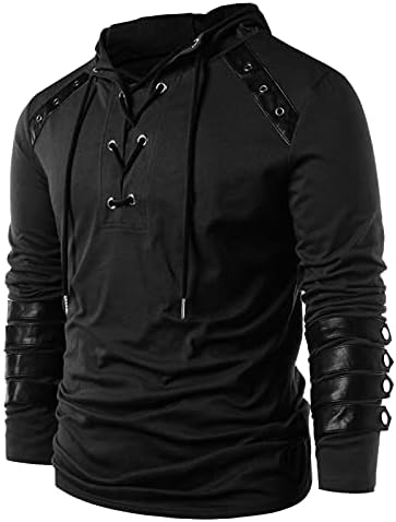 Grafik Tişörtü Hoodie erkek Eşofman Uzun Kollu Tam Zip Hoodie Koşu Eşofman Koşu Seti 2 P 01 Siyah