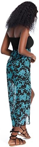 Kadın Plaj Elbise Yaz Maxi Sundress Straplez Hawaii Kapak Ups Asimetrik Wrap Elbiseler