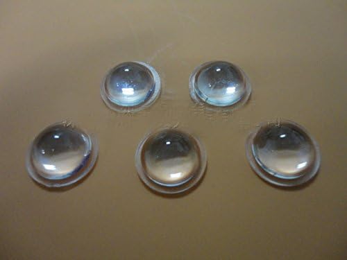 5 adet x 13MM LED Lens Pürüzsüz Kenarlı Dışbükey Lensli LED / 13mm LED Optik Lens