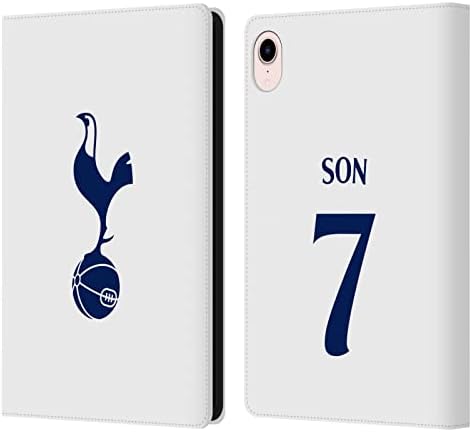 Kafa Çantası Tasarımları Resmi Lisanslı Tottenham Hotspur F. C. Son Heung-Min 2021/22 Oyuncu Ev Kiti Deri Kitap Cüzdan Kılıf