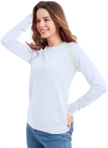 Kadın UPF 50 + Güneş Koruma Gömlek Uzun Kollu SPF UV Hızlı Kuru Hafif dış mekan tişörtü