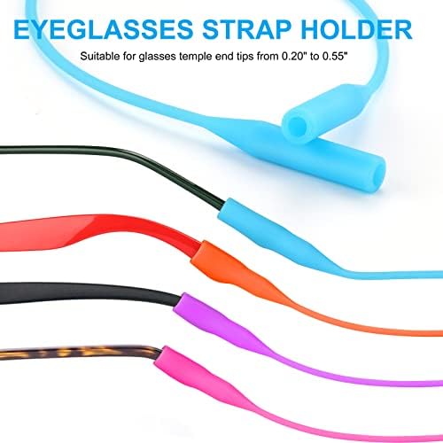 Silikon Gözlük Askısı, Orijinal Gözlük Tutucu Askısı, Ayarlanabilir Gözlük Dize Askısı, spor gözlükler Bandı, güneş gözlüğü