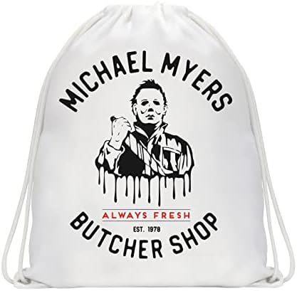 CMNIM Michael Myers Mal Korku Filmi Tote Çanta Michael Myers Kasap Dükkanı TV Gösterisi Inspired Cadılar Bayramı Hayranları