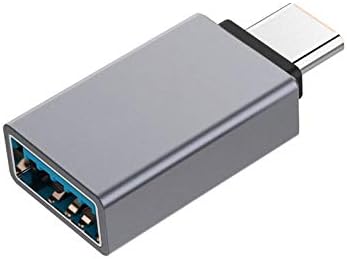 USB Tip-C'den USB'ye A Dişi OTG Adaptörü (Gümüş)