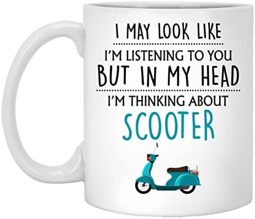 Scooter Hediye, Scooter Hediyeler, Scooterist İçin Komik Hediyeler, Scootering Hediyeler, Onun İçin Scooter Kupa, Erkekler,