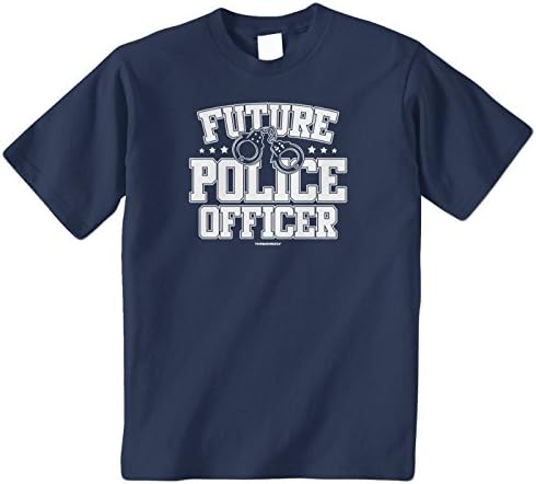 Threadrock Büyük Erkek Gelecek Polis Memuru Gençlik T-Shirt
