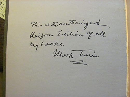 Mark Twain, imzalı, HRİSTİYAN BİLİMİ, cilt XXV, Hillcrest baskısı, Harper's, 1907