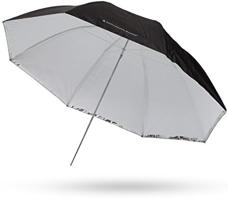 TAKILI olmayan STÜDYO 43 inç Beyaz/Dönüştürülebilir Şemsiye (Fiberglas Kaburga) UN-027 ile Ateş Edin