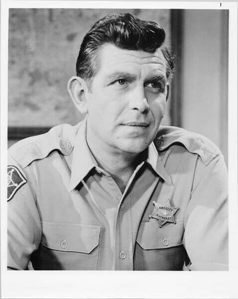 Andy Griffith Gösterisi 8x10 inç fotoğraf Şerif Andy'nin klasik portresi