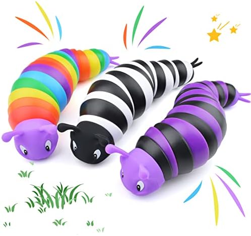 Cevioce Fidget Slug Oyuncak, Çocuklar ve Yetişkinler için Duyusal Sümüklü Böcek stres oyuncakları, Otistik Çocuklar için