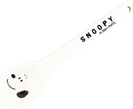 Kaneshotouki 615624 Peanuts Snoopy Spoon, Seramik, Uzunluk 5,1 inç (13 cm), Yüzü Yukarı dönük, Japon malı