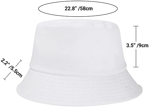 Umeepar Unisex Pamuk Packable Kova Şapka güneş şapkası Düz Renkler Erkekler Kadınlar için