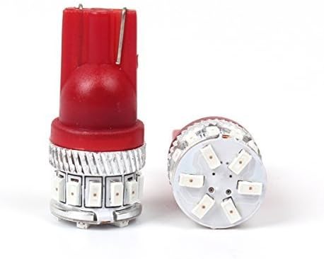 Alla Aydınlatma 2x Süper Parlak W5W 168 175 Saf Kırmızı LED Ampuller İç Harita Side Marker İşık Lambaları ile Uyumlu 2005