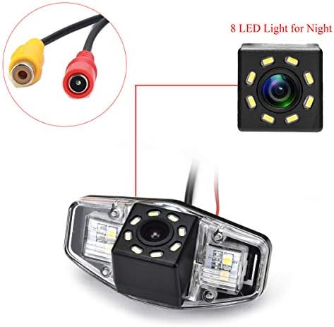 aSATAH 8 LED Araç Arka Görüş Kamerası Honda Accord / Inspire / Spirior / Honda Civic VII VIII / Honda City 4D Su Geçirmez