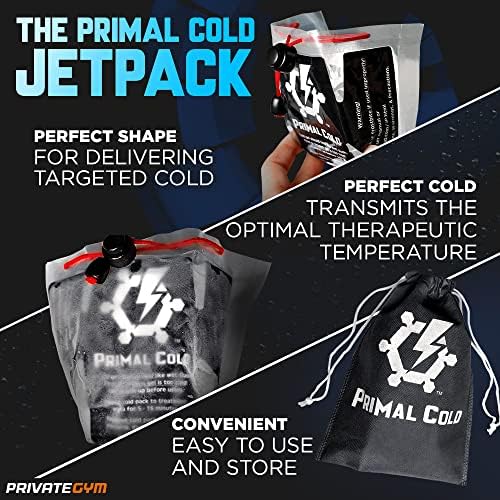 Primal Soğuk Jetpack, Testisler için Hedeflenen Buz Torbası | Yeniden Kullanılabilir Anında Soğuk Kompres Tedavisi ve Erkekler