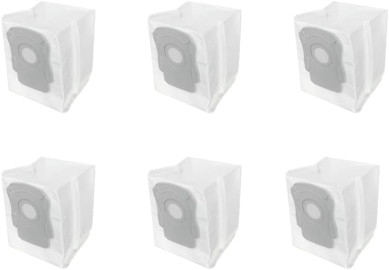 6 Paket Yedek Parça Vakum Torbaları ıRobot Roomba Elektrikli Süpürge ı & s & j Serisi ile Uyumlu, Etkili Toz Filtrasyonu
