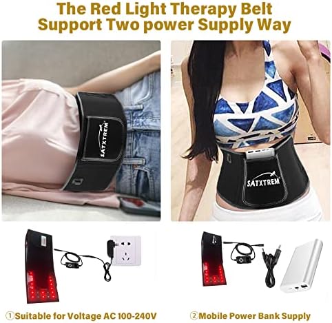 Kırmızı ışık terapisi Kemeri, Vücut Ağrısı Bel Kas Ağrısı Giderici iltihap Giderici için Taşınabilir Kızılötesi terapi Kemeri