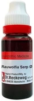 Dr. Reckeweg & Co GMBH Rauwolfia / Rauvolfia Serpentina Q (20 ML) Anne Tentürü Medicines Mall, Hindistan tarafından