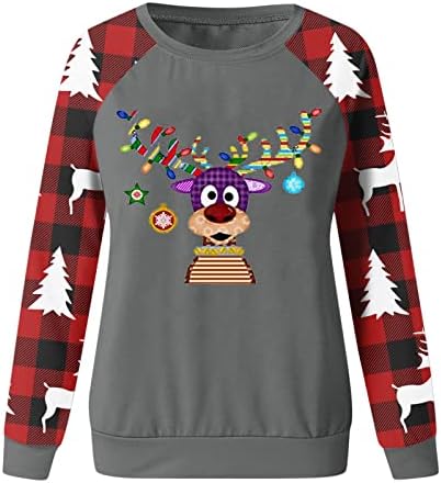 Kadınlar için kış Giysileri O-Boyun Merry Christmas T Shirt Rahat Klasik Hamile Giyim Kadınlar için Tops