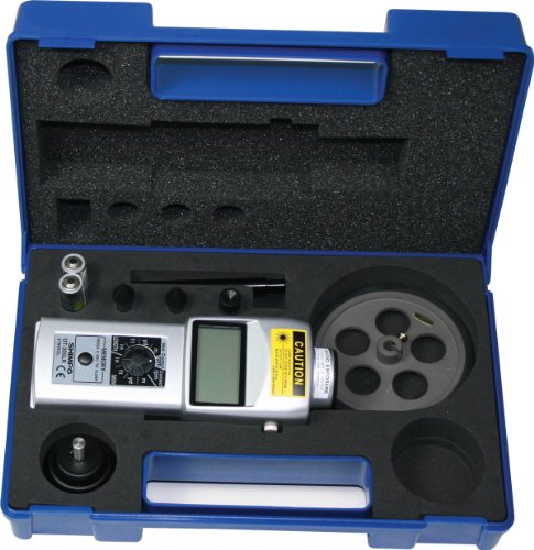 Shımpo DT-205LR-S12TCAL El Takometre ile 12 Tekerlek, lcd ekran, 6-99999 rpm Aralığı ile NIST-İzlenebilir Kalibrasyon Sertifikası