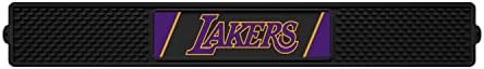 FANMATS-14048 NBA Los Angeles Lakers Vinil İçecek Matı, 3,25 x 24
