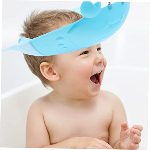 İyileştirilmiş Yengeç Şampuanı Yeni Yürümeye Başlayan Çocuklar için banyo Şapkası Çocuklar için Güvenlik gözlükleri Çocuklar