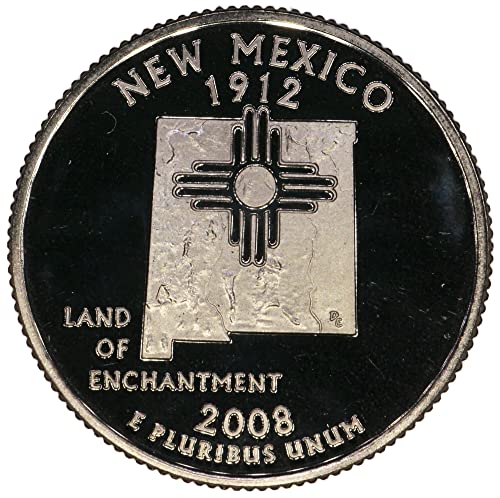 2008 S New Mexico Çeyrek Kanıtı ABD Darphanesi