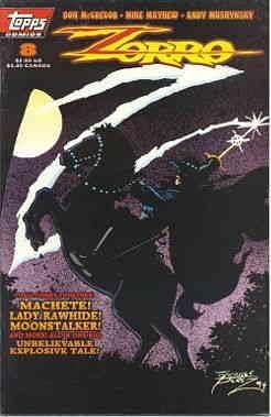 Zorro (Topps) 8 VF; Topps çizgi roman