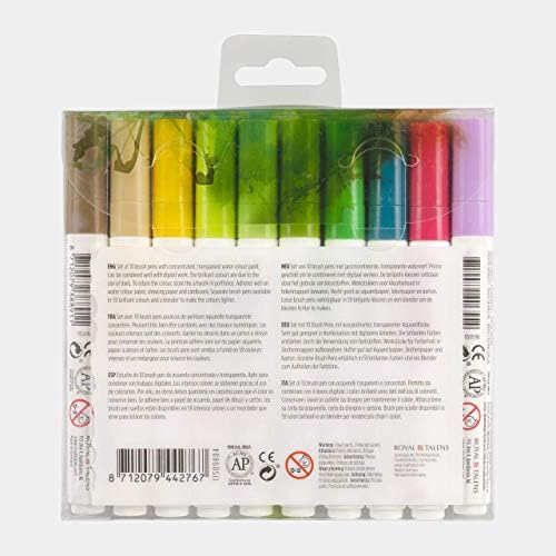 10'lu Ecoline Fırça Kalem Seti, Botanik Renkler (11509804)