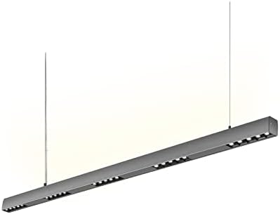 SCON 4FT TRİYAK Kısılabilir Kolye Lineer LED Asma Aydınlatma 36W LinkableModern Fikstür Spot 3000K atmosfer ışığı Oda Ofis