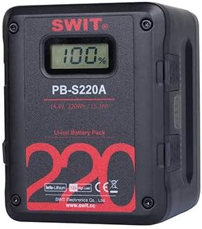 SWIT PB-S220A 220Wh Çok soketli Ağır Hizmet Tipi Dijital Pil