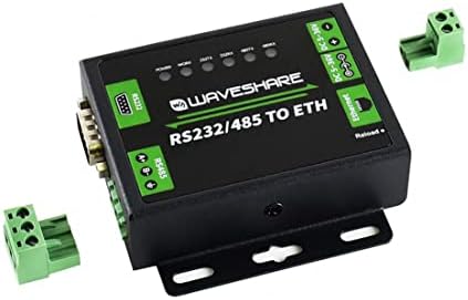 Coolwell Waveshare RS485 Ethernet Dönüştürücü Endüstriyel RS232 / RS485 to RJ45 Dönüştürücü Çift Seri Port Çift Yönlü Şeffaf