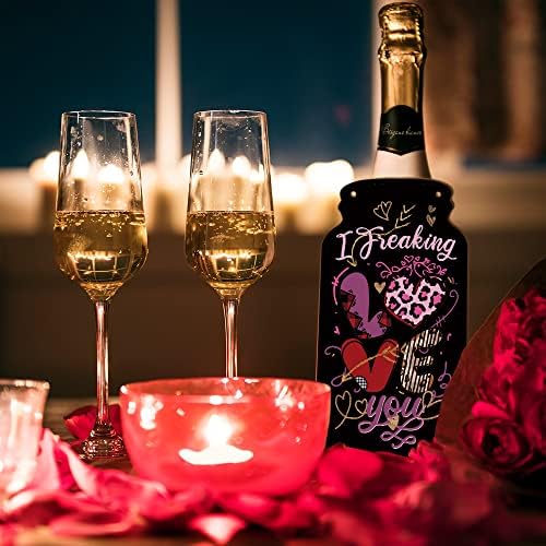 Putuo Dekor sevgililer Günü İşareti, Yıldönümü Düğün Süslemeleri, Onun için Romantik Hediye, Sevgilisi, 8.3x4. 5 İnç cam