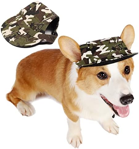 Köpek Beyzbol Kapaklar Şapkalar Boyun Askısı ile Ayarlanabilir Rahat Güneş Koruma Kulak Delikleri Küçük Orta ve Büyük Köpekler