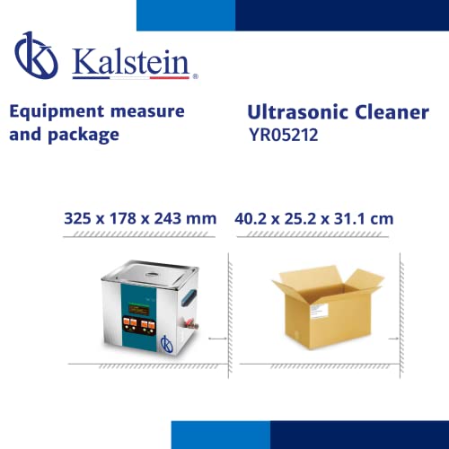 Kalstein Dijital Ultrasonik Temizleyici Serisi,20~80℃Arasında Ayarlanabilen Temizleme Sıcaklığı, Ultrasonik Güç 180W, Isıtma