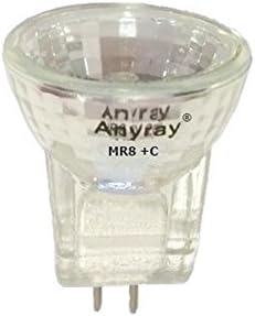 Anyray A2014Y (1 Ampul) 6 Watt MR8 + C 6 V 10 W Halojen Ampul 6 Volt