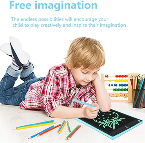 2 Paket LCD yazma tableti Çocuklar için Doodle Kurulu 12 İnç, elektronik çizim tableti çizim tableti, Dizüstü Boogie Tablet