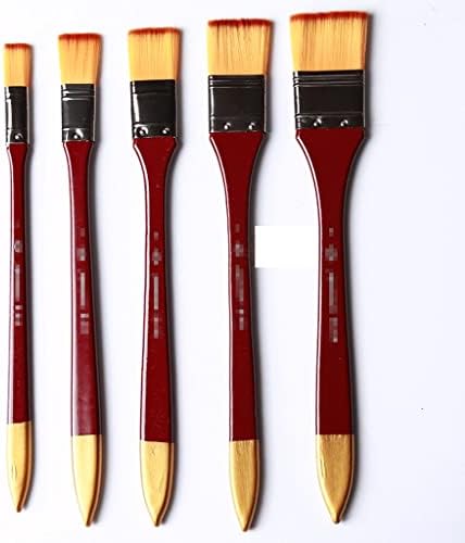 WYKDD Naylon Fırça Sopa 5 Yağlıboya Su Tebeşir Fırça Boya Akrilik Fırça Sanat Malzemeleri Boyama Kalem