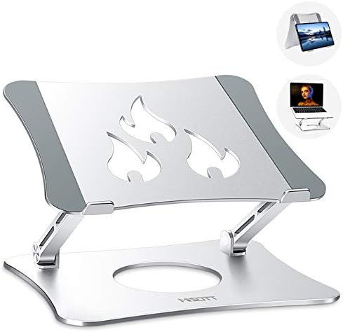 Laptop Standı, MİSOTT Ergonomik Ayarlanabilir Laptop Standı, 2'si 1 Arada Bilgisayar Standı Tablet Standı, 10-15.6 Dizüstü