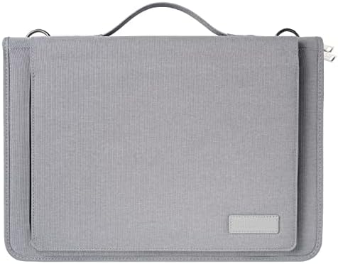 Broonel Gri Deri Dizüstü Messenger Kılıf-Lenovo ThinkPad P15s Dizüstü Bilgisayar ile uyumlu