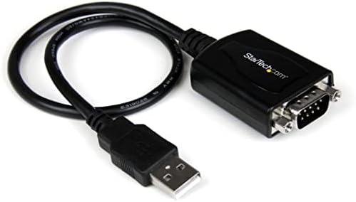 StarTech.com 1 ft. USB'den rs232'ye Seri DB9 Adaptör Kablosu, COM Bağlantı Noktası Tutma Özelliğine Sahip-920 kpbs'ye kadar