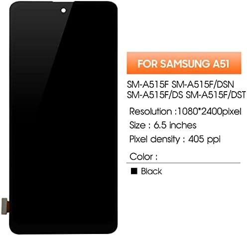 Samsung Galaxy A51 için yedek LCD Ekran TFT SM-A515F SM-A515U LCD Ekran SM-A515W SM-A515X SM-S515DL Dokunmatik Panel Cam