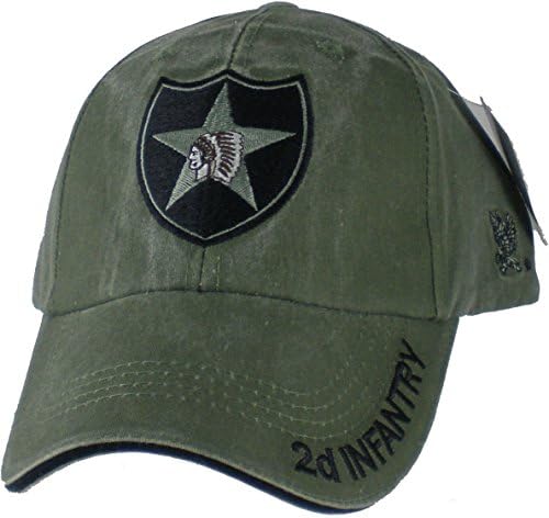 ABD Ordusu 2. Piyade Tümeni OD Yeşil yuvarlak şapka, Ayarlanabilir